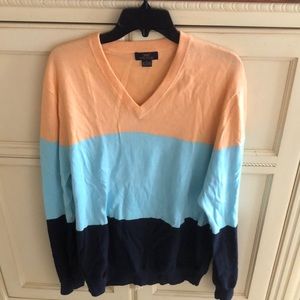 Brooks Brothers 346 Cotton/Cashmere V Neck Sweater